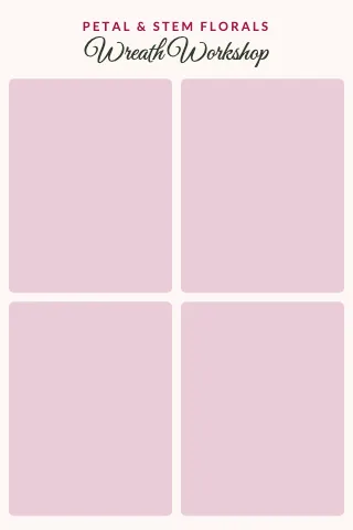 Florist four up photo print template