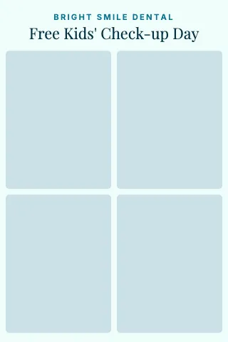 Medical & dental four up photo print template