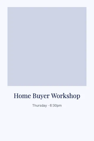 Mortgage & lending instant photo photo print template