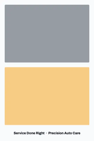 Auto repair two up photo print template