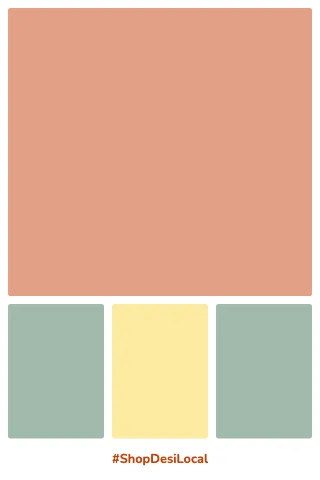 Indian grocery mosaic photo print template