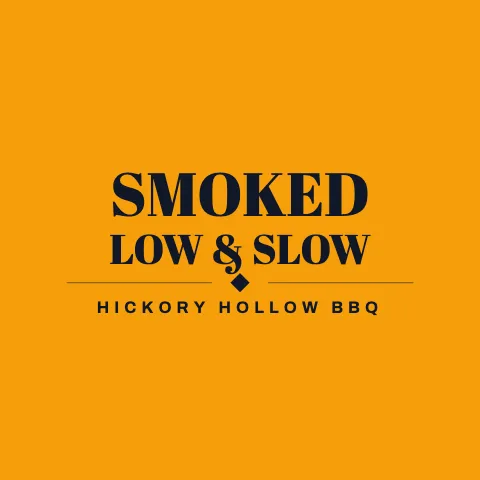 BBQ smokehouse slogan pillow template