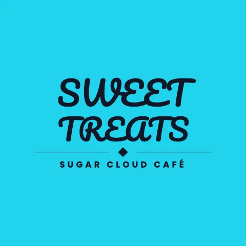 Desserts & boba slogan pillow template