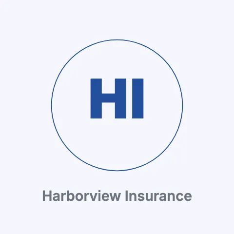 Insurance agency monogram pillow template