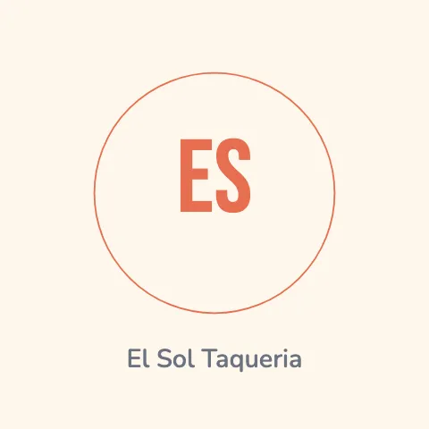 Taqueria monogram pillow template