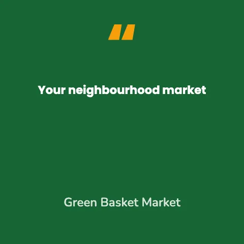 Grocery & market quote pillow template