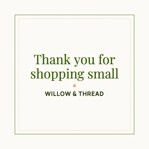 Retail & boutique thank you pillow template