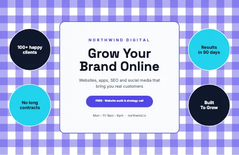 Tech & agency picnic check placemat template