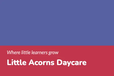 Daycare & preschool classic postcard template