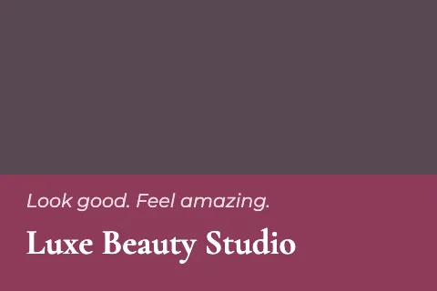 Salon & spa classic postcard template