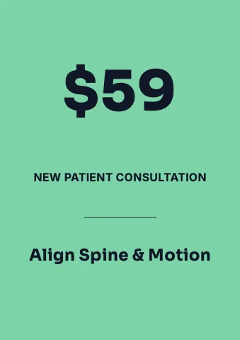 Chiropractic & physio sale sign template