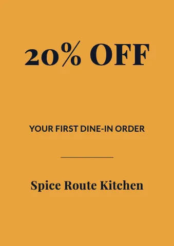 Indian restaurant sale sign template