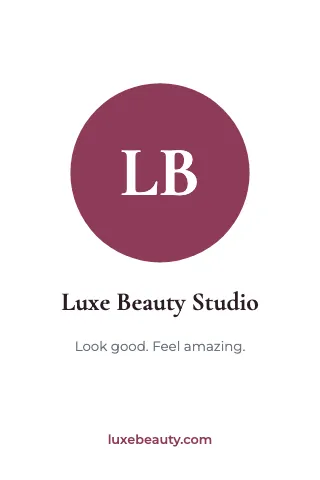 Salon & spa logo bag packaging template