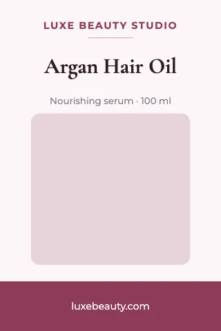 Salon & spa classic packaging template