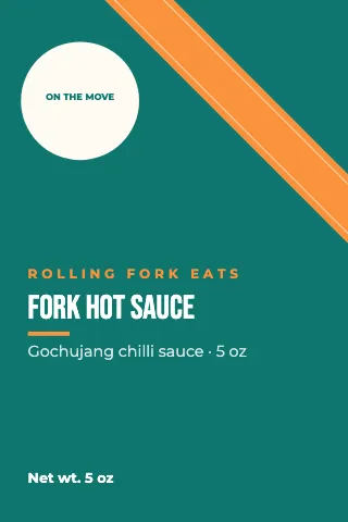 Food truck corner sash packaging template