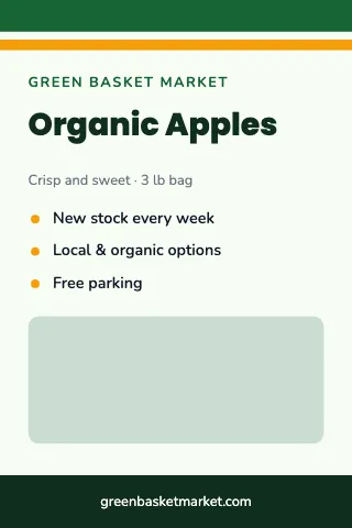 Grocery & market stripes packaging template