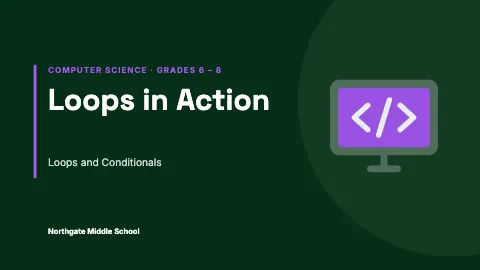 Computer science professional lecture presentation template