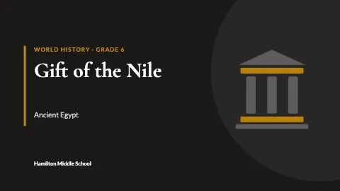 World history professional lecture presentation template