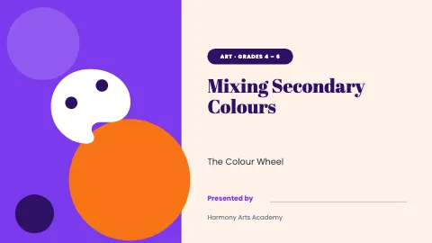 Art & music class student project kit presentation template