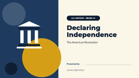 High school student project kit presentation template