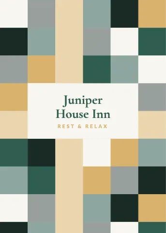 Hotel & B&B colour blocks puzzle template