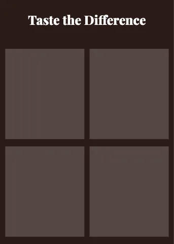 Indian restaurant collage puzzle template