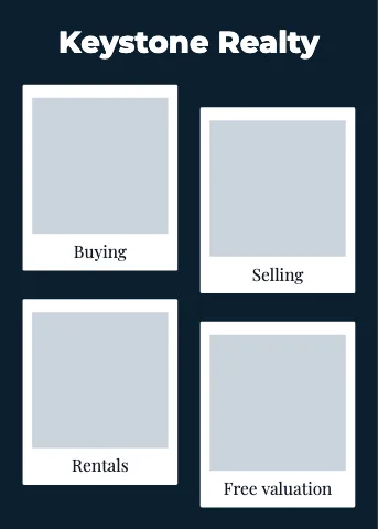 Real estate snapshots puzzle template