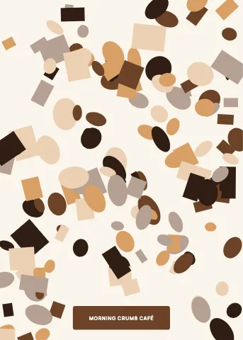 Café & bakery terrazzo challenge puzzle template