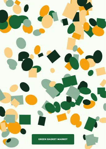 Grocery & market terrazzo challenge puzzle template