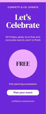 Event planner bold offer event display template