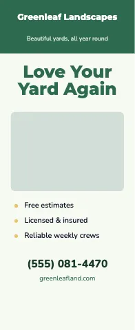 Landscaping classic event display template