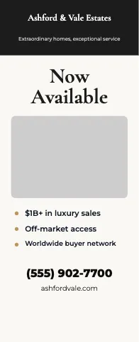 Luxury homes classic event display template