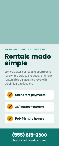 Property management story & checks event display template