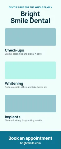Medical & dental photo stack event display template