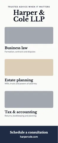 Law & finance photo stack event display template