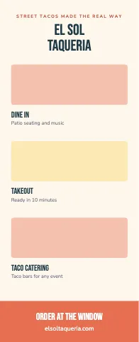 Taqueria photo stack event display template
