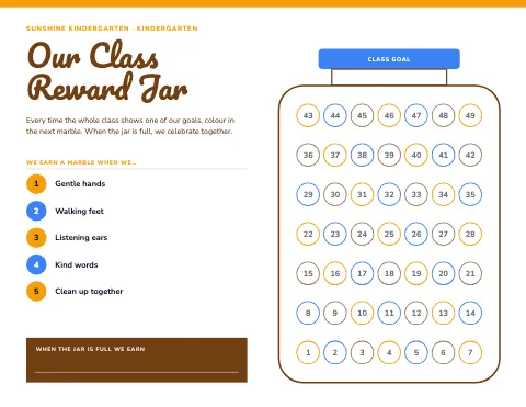 Kindergarten · Classroom reward kit