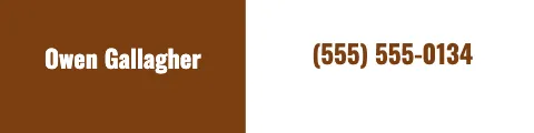 Brewery & bar name & phone sign rider template