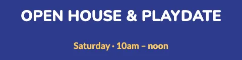 Daycare & preschool open house sign rider template