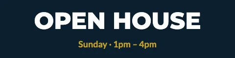 Real estate open house sign rider template