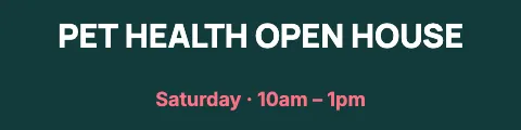 Veterinary clinic open house sign rider template