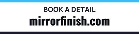 Auto detailing website sign rider template