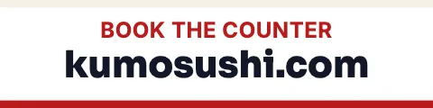 Sushi bar website sign rider template