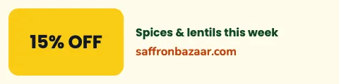 Indian grocery offer tag sign rider template