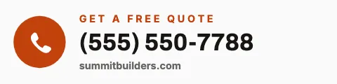 Contractor & construction call icon sign rider template