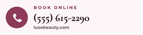 Salon & spa call icon sign rider template