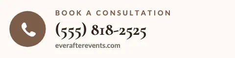 Weddings & events call icon sign rider template