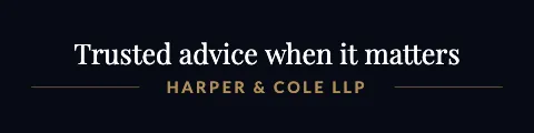 Law & finance tagline sign rider template