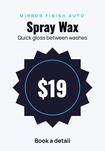 Auto detailing price burst shelf talker template