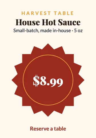 Restaurant price burst shelf talker template